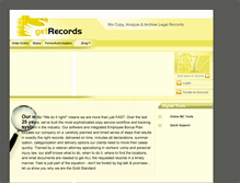 Tablet Screenshot of getrecords.com